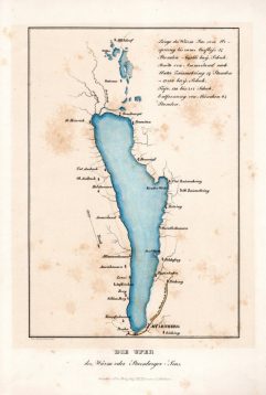 Historische Karte Starnberger See (1830)